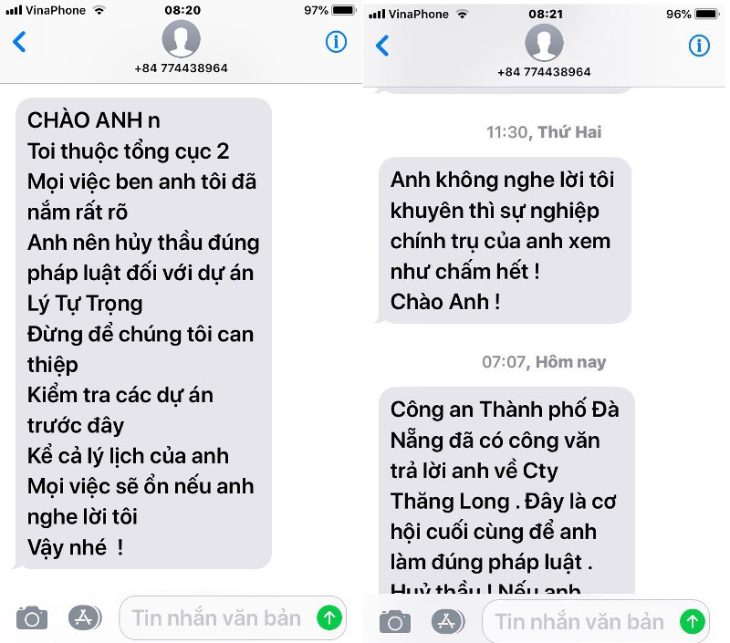 Tổng cục 2 vào cuộc vụ Giám đốc một ban quản lý ở Đà Nẵng bị đe dọa - Ảnh 2.