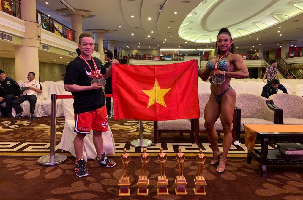 Thể hình Việt Nam thắng lớn tại giải vô địch châu Á