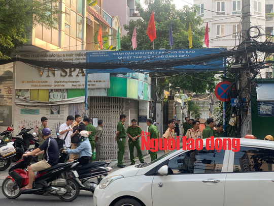 Thực nghiệm hiện trường căn nh&agrave; tranh chấp khiến thẩm ph&aacute;n, giảng vi&ecirc;n bị bắt - Ảnh 3.