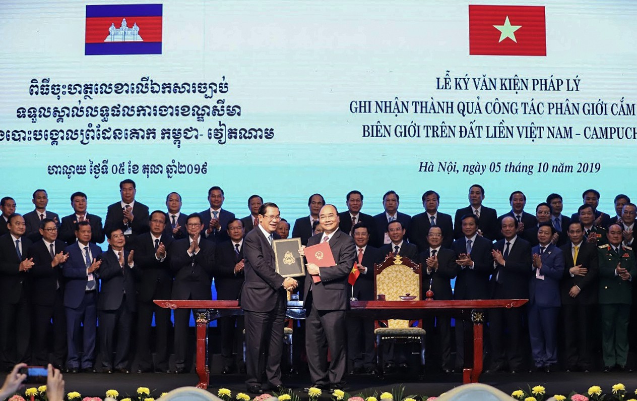 Việt Nam - Campuchia hoàn thành 84% phân giới cắm mốc
