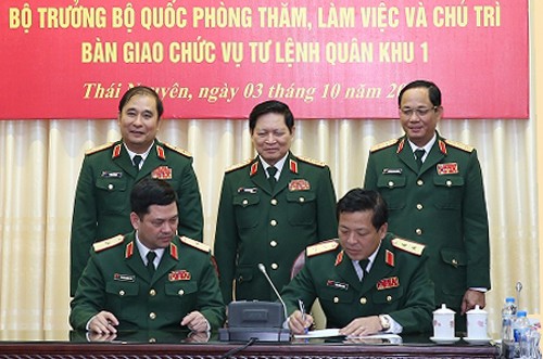 Điều động, bổ nhiệm 5 tướng lĩnh quân đội trong các vị trí Tư lệnh Quân khu