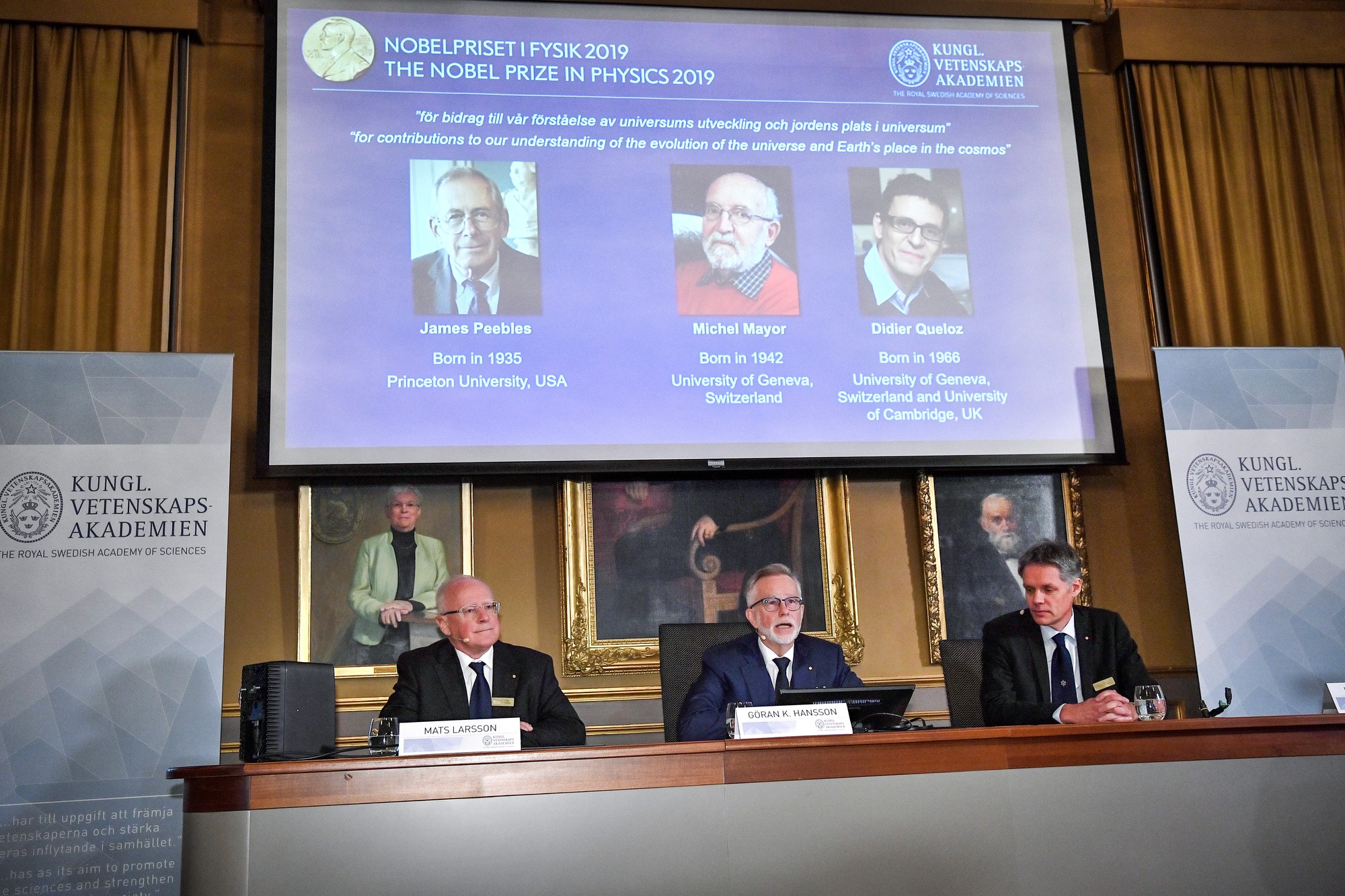 Nobel Vật lý 2019 vinh danh nghiên cứu về vũ trụ