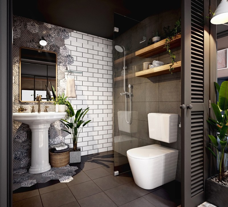 Căn hộ m&agrave;u x&aacute;m d&agrave;nh cho người th&iacute;ch sự giản dị - Ảnh 11.