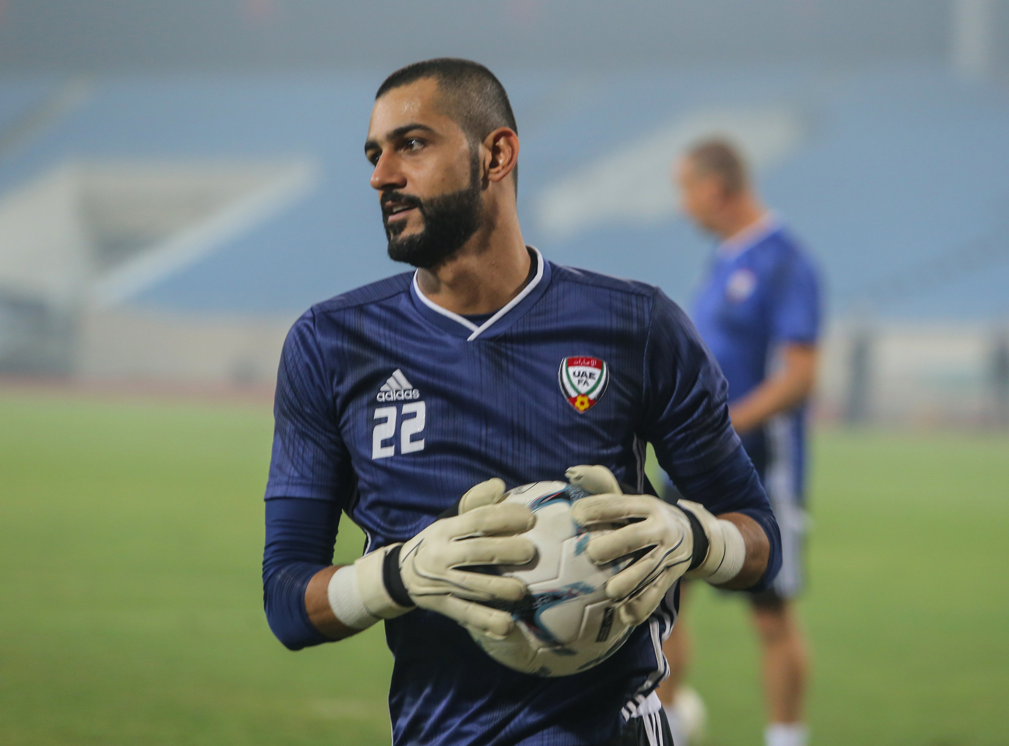 UAE giấu b&agrave;i trong buổi tập l&agrave;m quen s&acirc;n Mỹ Đ&igrave;nh dưới trời mưa lạnh - Ảnh 7.