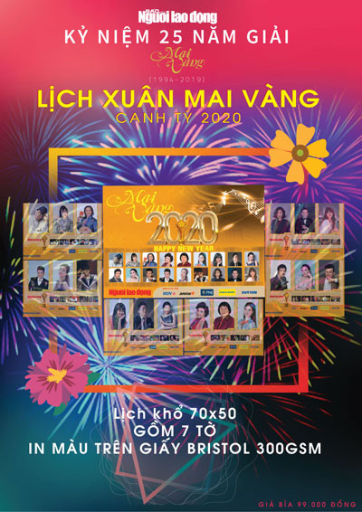 Phát hành bộ lịch Mai Vàng - Xuân Canh Tý 2020 - Ảnh 1.