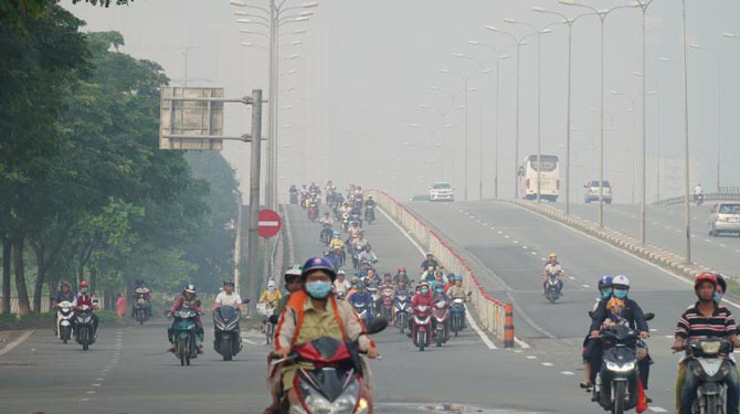 TP HCM ô nhiễm trên diện rộng