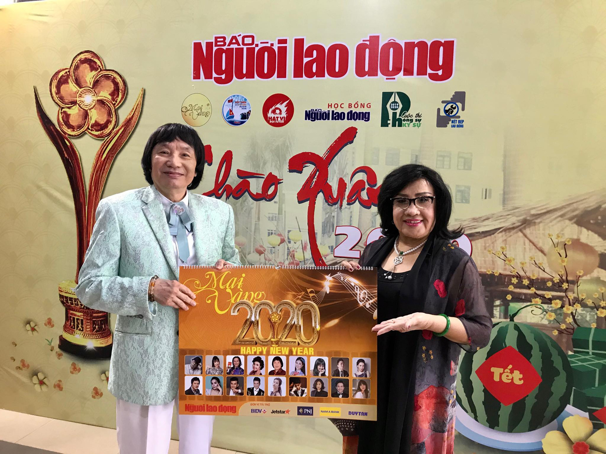Nghệ sĩ Minh Vương, Lệ Thủy, Thành Lộc hồ hởi giới thiệu lịch "Mai Vàng – Xuân Canh Tý"