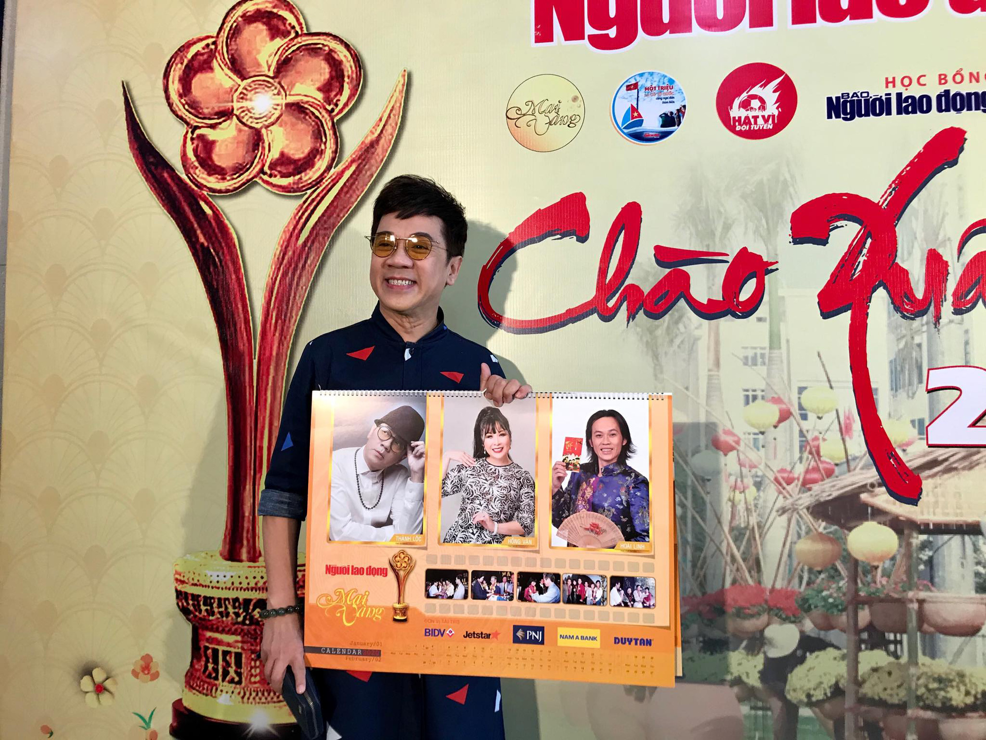 Nghệ sĩ Minh Vương, Lệ Thủy, Th&agrave;nh Lộc hồ hởi giới thiệu lịch Mai V&agrave;ng &ndash; Xu&acirc;n Canh T&yacute; - Ảnh 2.