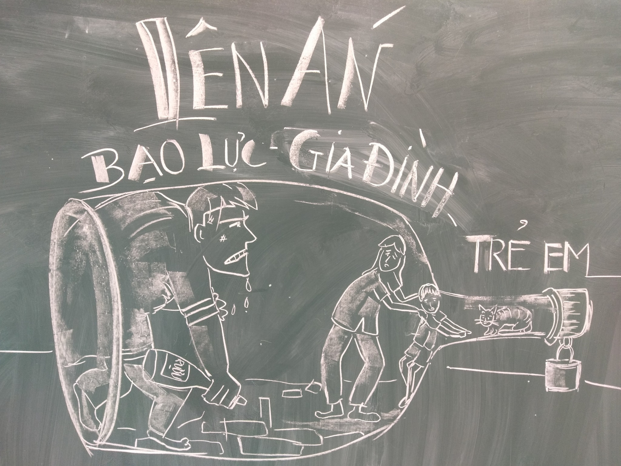 Thầy gi&aacute;o vẽ tranh bằng phấn trắng tr&ecirc;n bảng đen khiến học tr&ograve; th&iacute;ch th&uacute;, cuốn h&uacute;t mỗi giờ học - Ảnh 15.