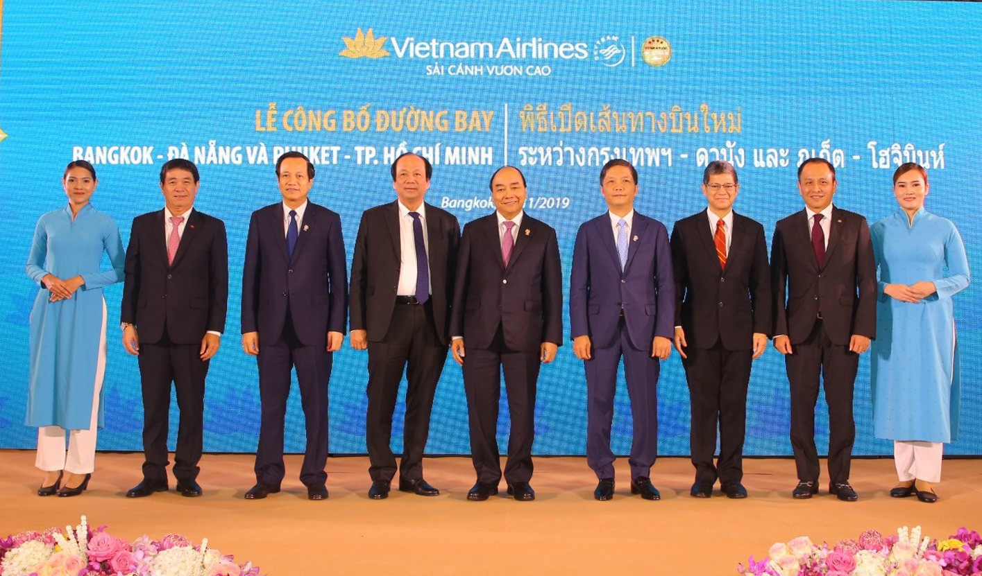 Thủ tướng dự khai trương các đường bay mới tới Thái Lan