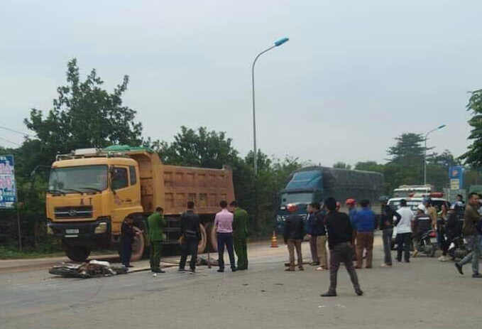 Nam sinh bị xe tải tông tử vong trên đường đi thăm thầy cô nhân ngày 20-11 về
