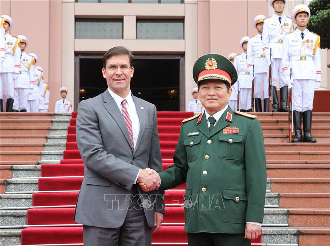 Bộ trưởng Bộ Quốc phòng Mỹ Mark Esper thăm Việt Nam