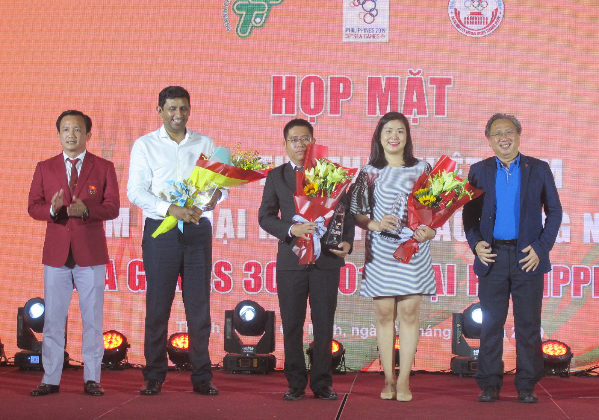 Họp mặt đo&agrave;n Thể thao Việt Nam ph&iacute;a Nam tham dự SEA Games 30 - Ảnh 10.