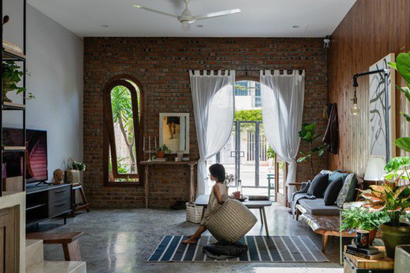 Ng&ocirc;i nh&agrave; c&oacute; mặt tiền như t&aacute;c phẩm nghệ thuật khiến nhiều người bị th&ocirc;i mi&ecirc;n - Ảnh 2.