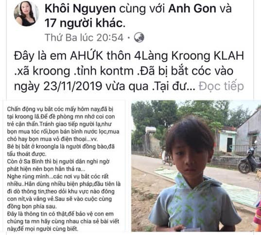 Lười chăn bò, cháu bé 11 tuổi bịa chuyện bị bắt cóc gây hoang mang dư luận