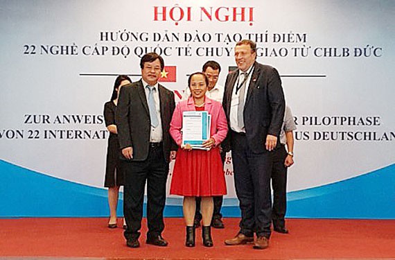 Sẵn sàng đào tạo 22 nghề chuyển giao từ Đức - Ảnh 1.