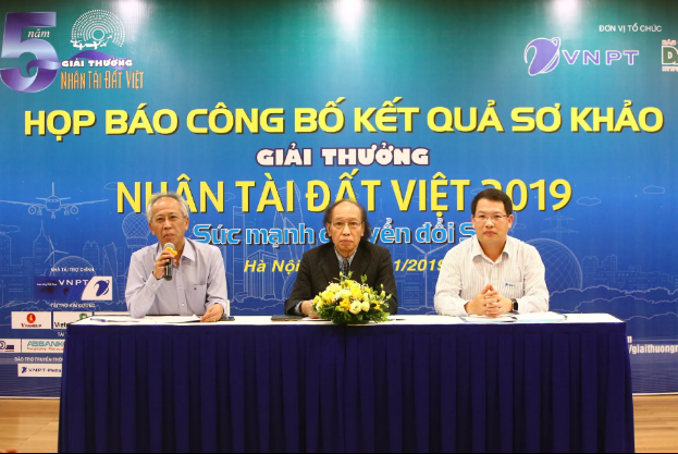 19 sản phẩm vào chung khảo Nhân tài Đất Việt 2019