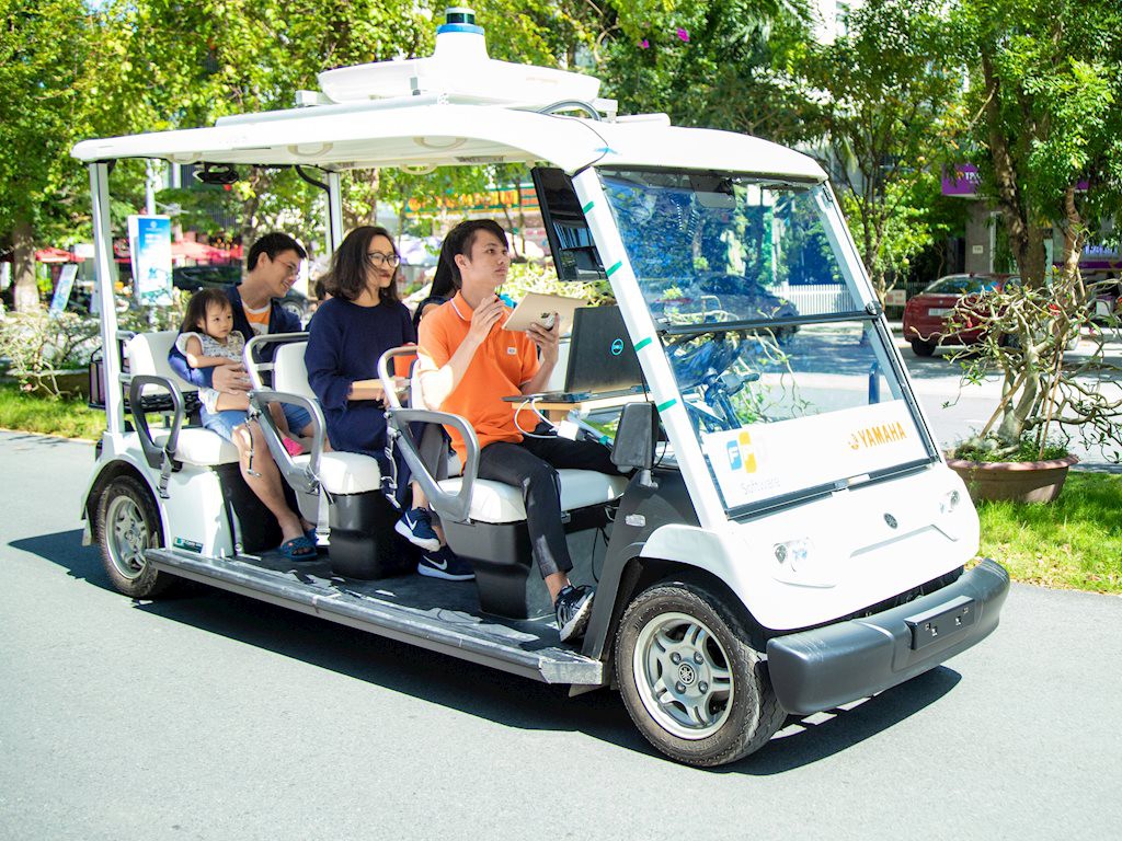 FPT thử nghiệm thành công xe tự hành trong khu đô thị