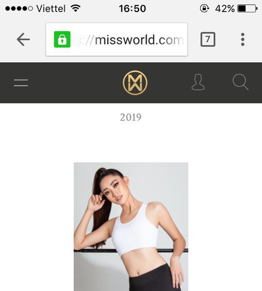Sau khi bị chê béo, Lương Thuỳ Linh xuất hiện xinh đẹp trên trang chủ Miss World