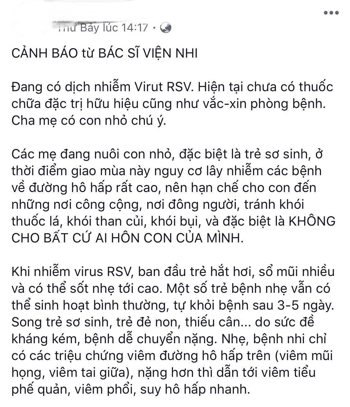 B&aacute;c sĩ nhi n&oacute;i về th&ocirc;ng tin virus cực nguy hiểm l&acirc;y qua những nụ h&ocirc;n - Ảnh 1.