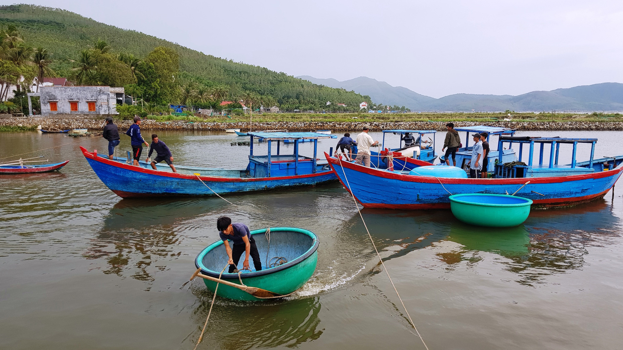 Lo ngại bão số 6 giật mạnh, Phú Yên, Bình Định cho học sinh nghỉ học - Ảnh 1.
