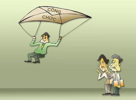 "Viên chức cắp ô'' chông chênh, ''công chức cắp ô" có ngại?