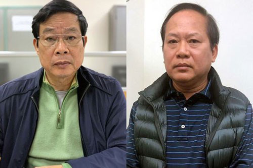 Sức khỏe yếu, c&aacute;c bị c&aacute;o Nguyễn Bắc Son v&agrave; Trương Minh Tuấn được ngồi để trả lời - Ảnh 1.