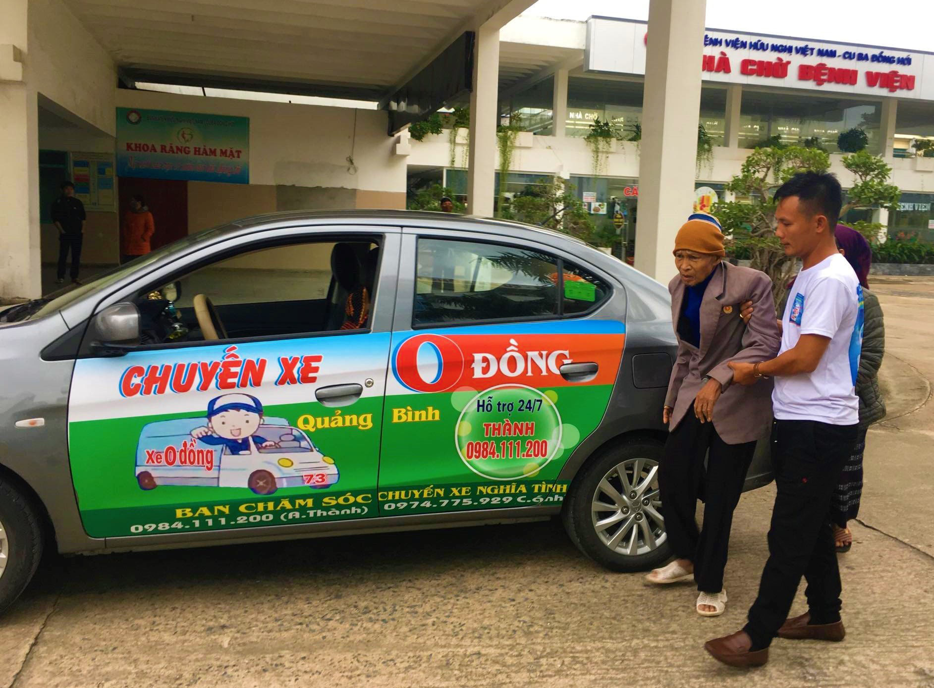 "Chuyến xe 0 đồng" của một tài xế nghèo