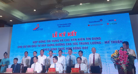 6.686 tỉ đồng vốn t&iacute;n dụng để đẩy nhanh tiến độ cao tốc Trung Lương - Mỹ Thuận - Ảnh 1.