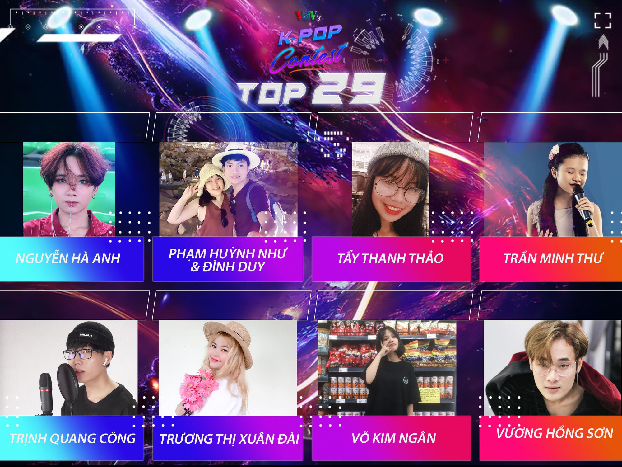29 tiết mục xuất sắc vào bán kết VOV’s Kpop Contest