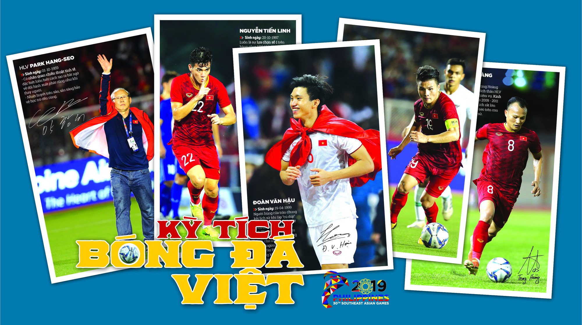Ấn phẩm đặc biệt chân dung các nhà vô địch bóng đá SEA Games 2019