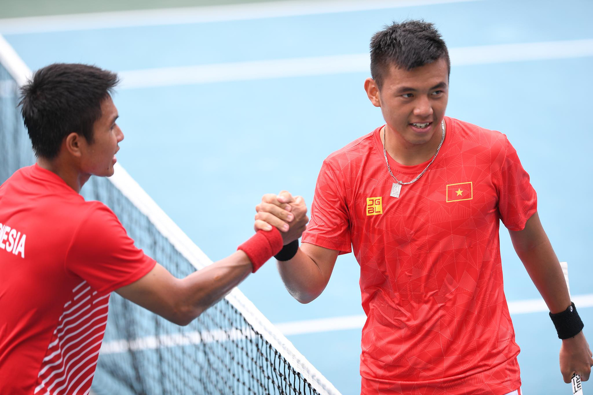 L&yacute; Ho&agrave;ng Nam, Daniel Nguyễn v&agrave;o b&aacute;n kết quần vợt SEA Games 30 - Ảnh 2.