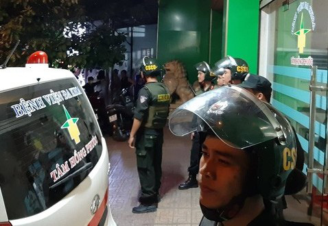 Cảnh sát Đồng Nai phong tỏa một bệnh viện ở Biên Hòa