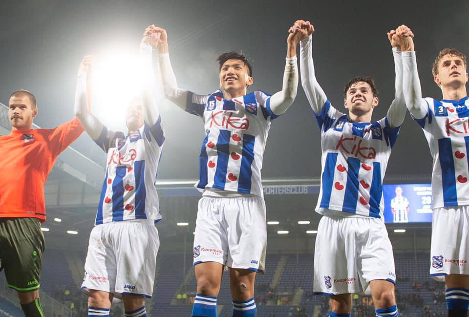 Heerenveen chưa cho Đoàn Văn Hậu đá ở vòng 18 giải Vô địch Hà Lan