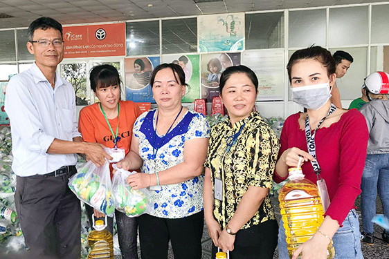 Công ty TNHH Pousung Vina: Hơn 4,4 tỉ đồng quà Tết cho người lao động