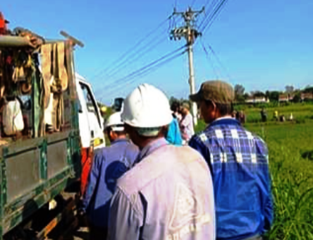 Sửa chữa điện để đ&oacute;n Tết, 1 c&ocirc;ng nh&acirc;n bị điện giật tử vong tr&ecirc;n trụ - Ảnh 2.