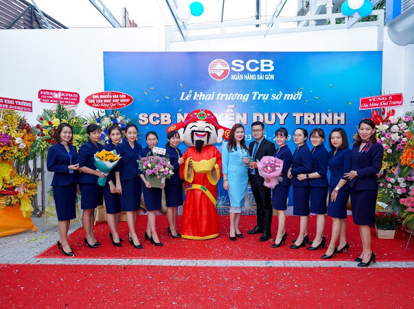 Diễn giả MC Thi Thảo dự khai trương phòng giao dịch ngân hàng SCB - Ảnh 6.