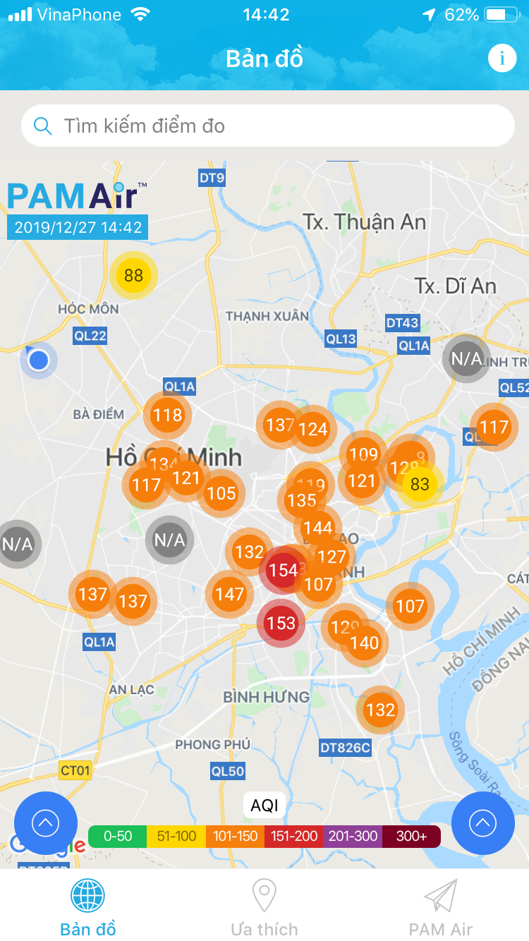 TP HCM: Chất lượng kh&ocirc;ng kh&iacute; h&ocirc;m nay rất tệ! - Ảnh 1.