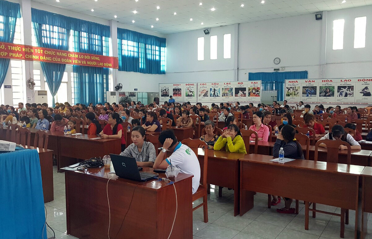 Chăm sóc sức khỏe lao động nữ - Ảnh 1.