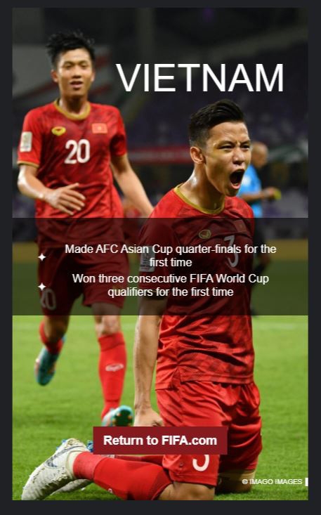 FIFA vinh danh đội tuyển Việt Nam v&igrave; những đột ph&aacute; bất ngờ - Ảnh 1.