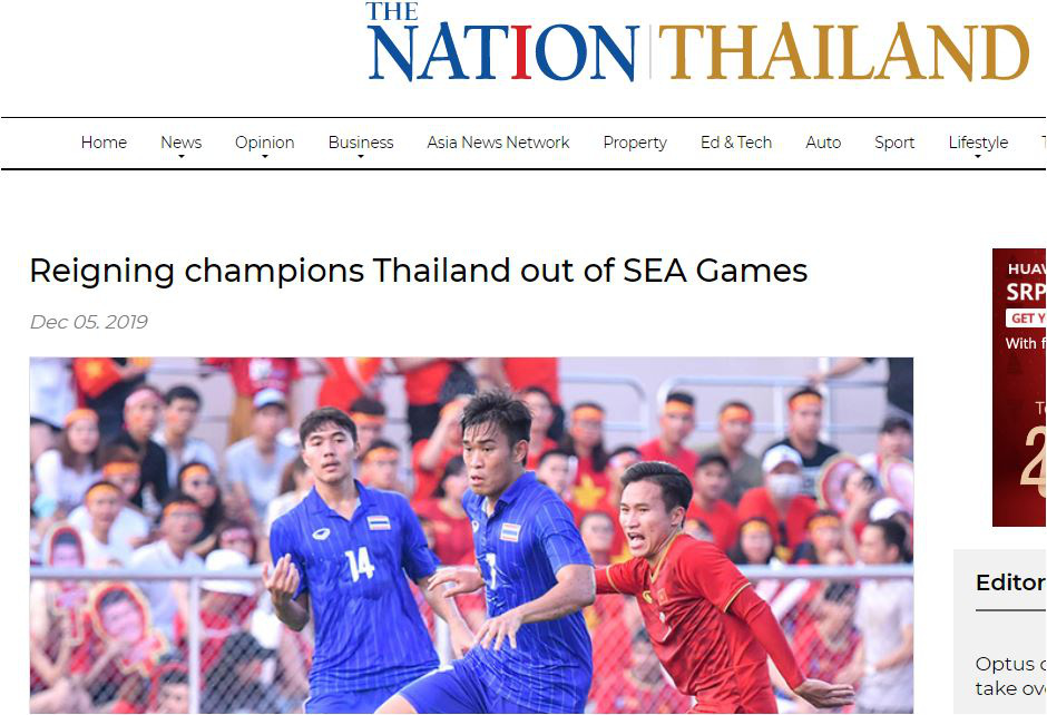 B&aacute;o Th&aacute;i đau x&oacute;t trước thất bại của Th&aacute;i Lan tại SEA Games 30 - Ảnh 2.