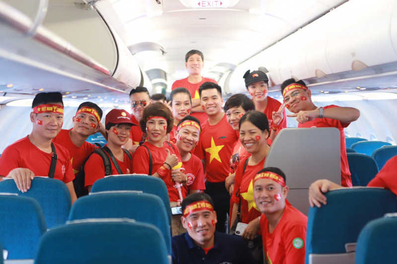 6 chuyến bay thẳng đặc biệt đưa cổ động viên đến Philippines "tiếp lửa" U22 Việt Nam