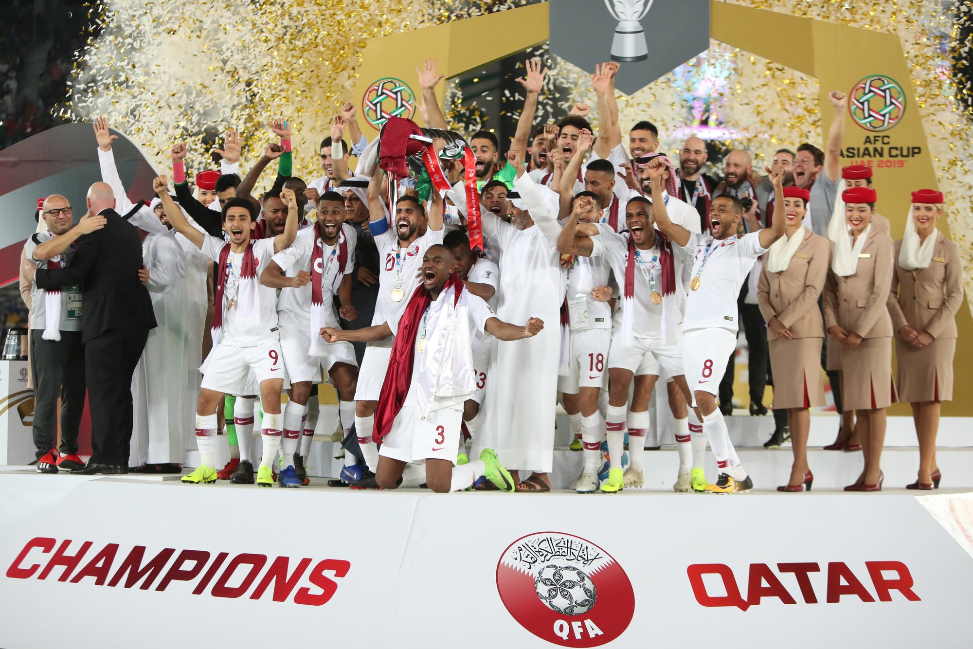 Clip: Qatar vô địch Asian Cup và những giọt nước mắt Samurai