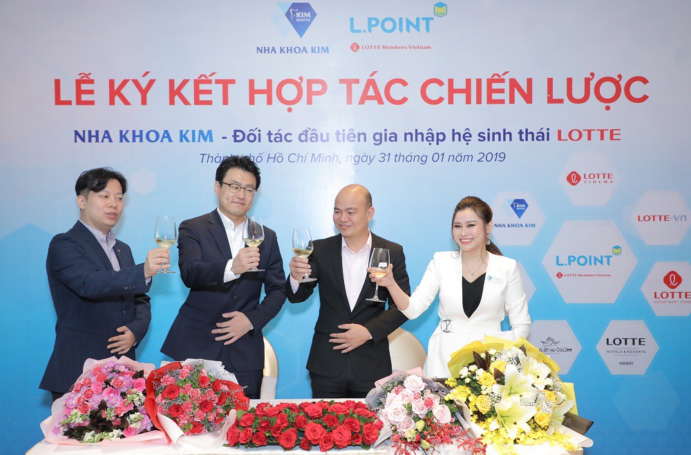 Nha khoa Kim là doanh nghiệp đầu tiên tham gia vào hệ sinh thái của Tập đoàn Lotte