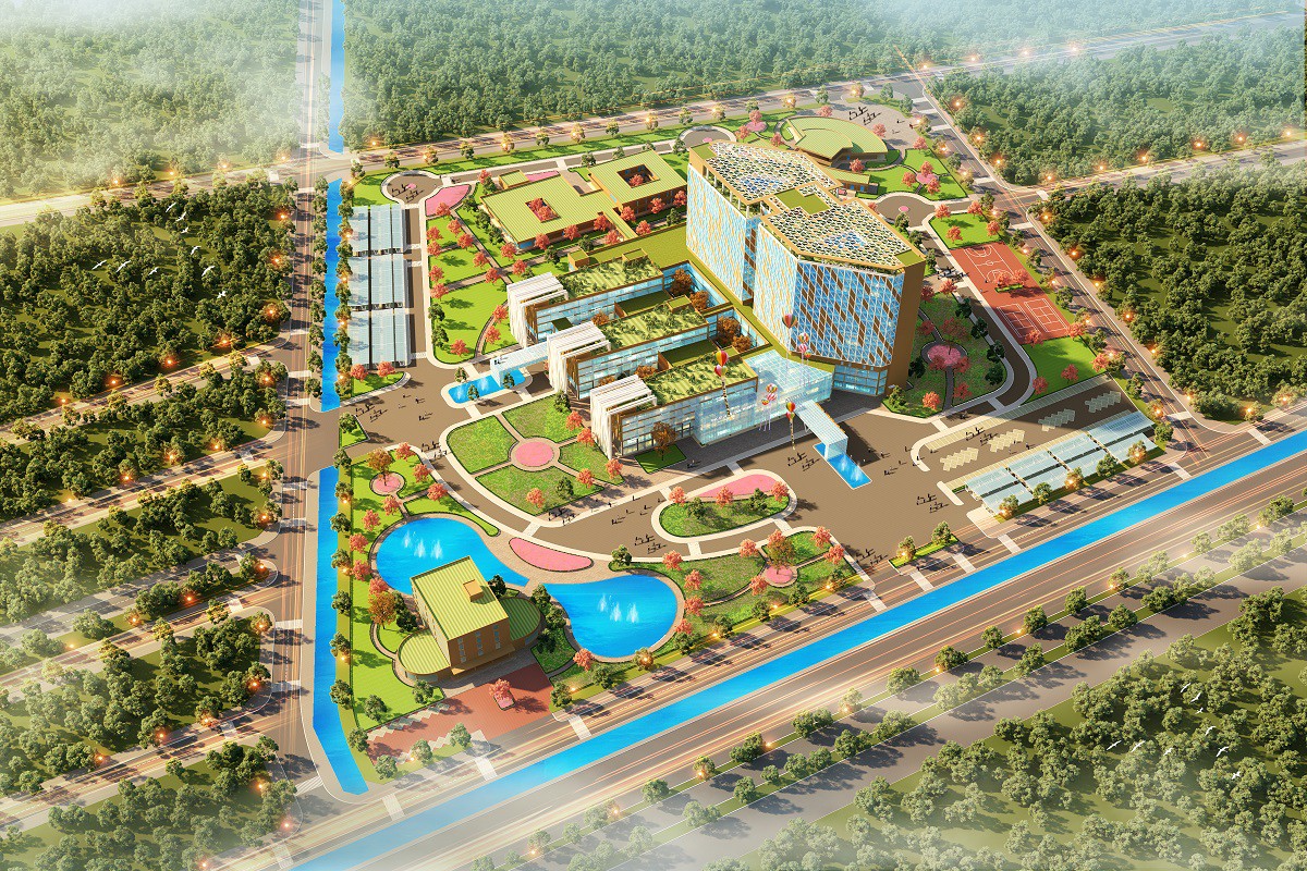 FLC khởi công bệnh viện Đa khoa Quốc tế tại Thái Bình - Ảnh 1.