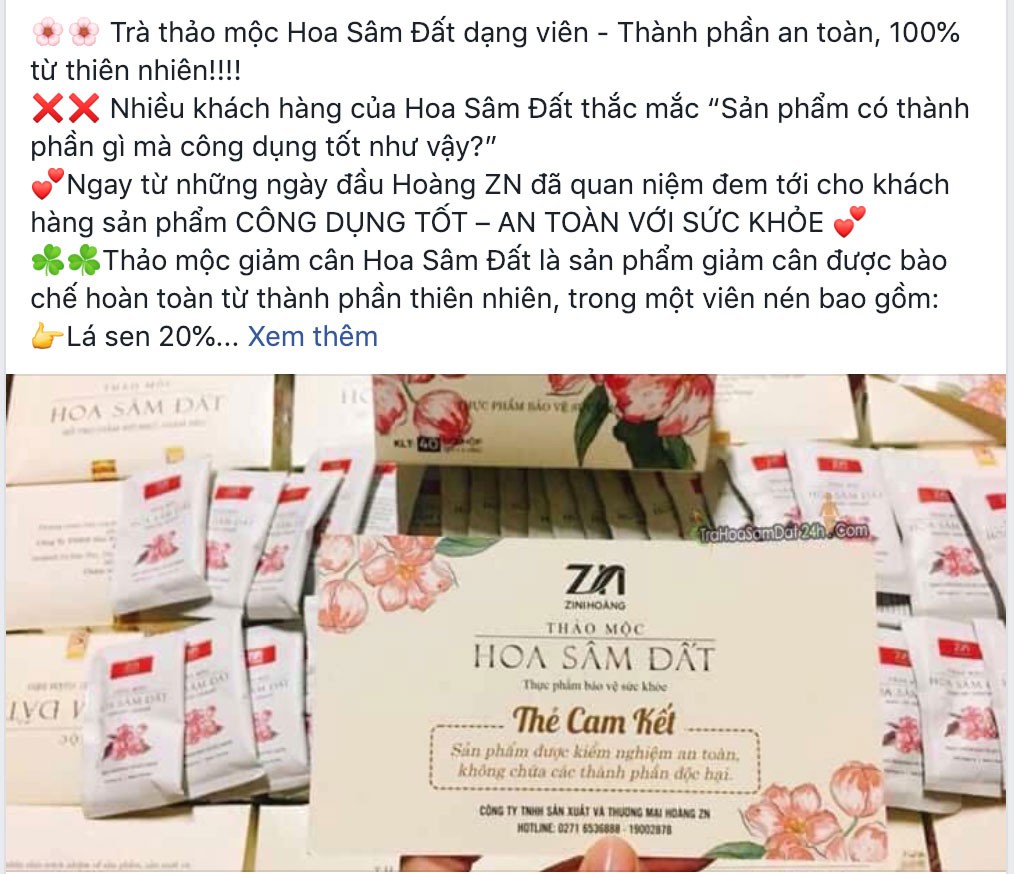 Tr&agrave; giảm c&acirc;n c&oacute; chất cấm rao b&aacute;n rầm rộ - Ảnh 2.