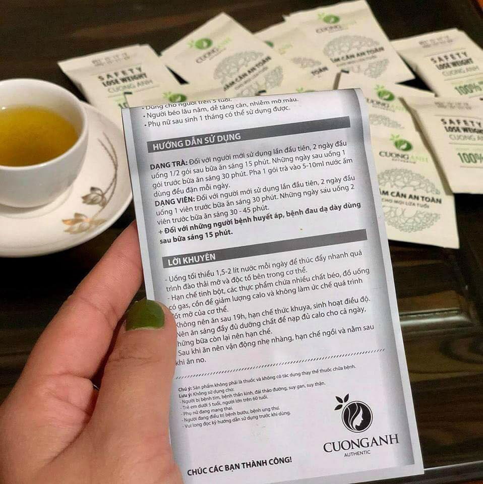 Tr&agrave; giảm c&acirc;n c&oacute; chất cấm rao b&aacute;n rầm rộ - Ảnh 3.