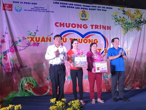 Nhiều hoạt động chăm lo Tết cho công nhân