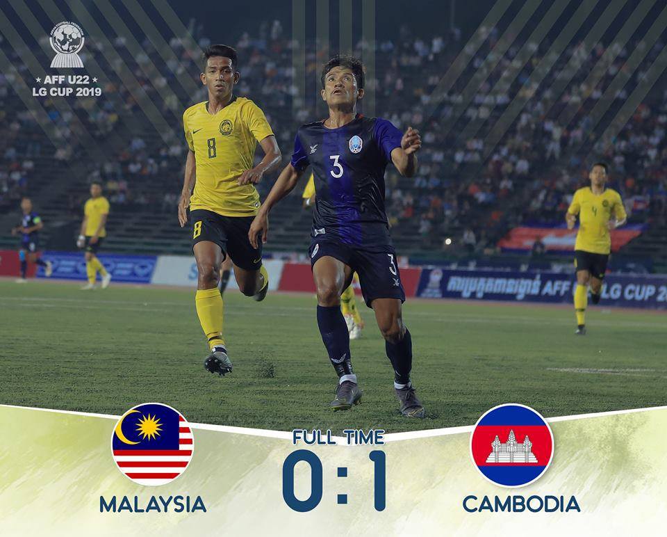 Clip: U22 Campuchia bất ngờ hạ Malaysia, đứng đầu bảng "tử thần"