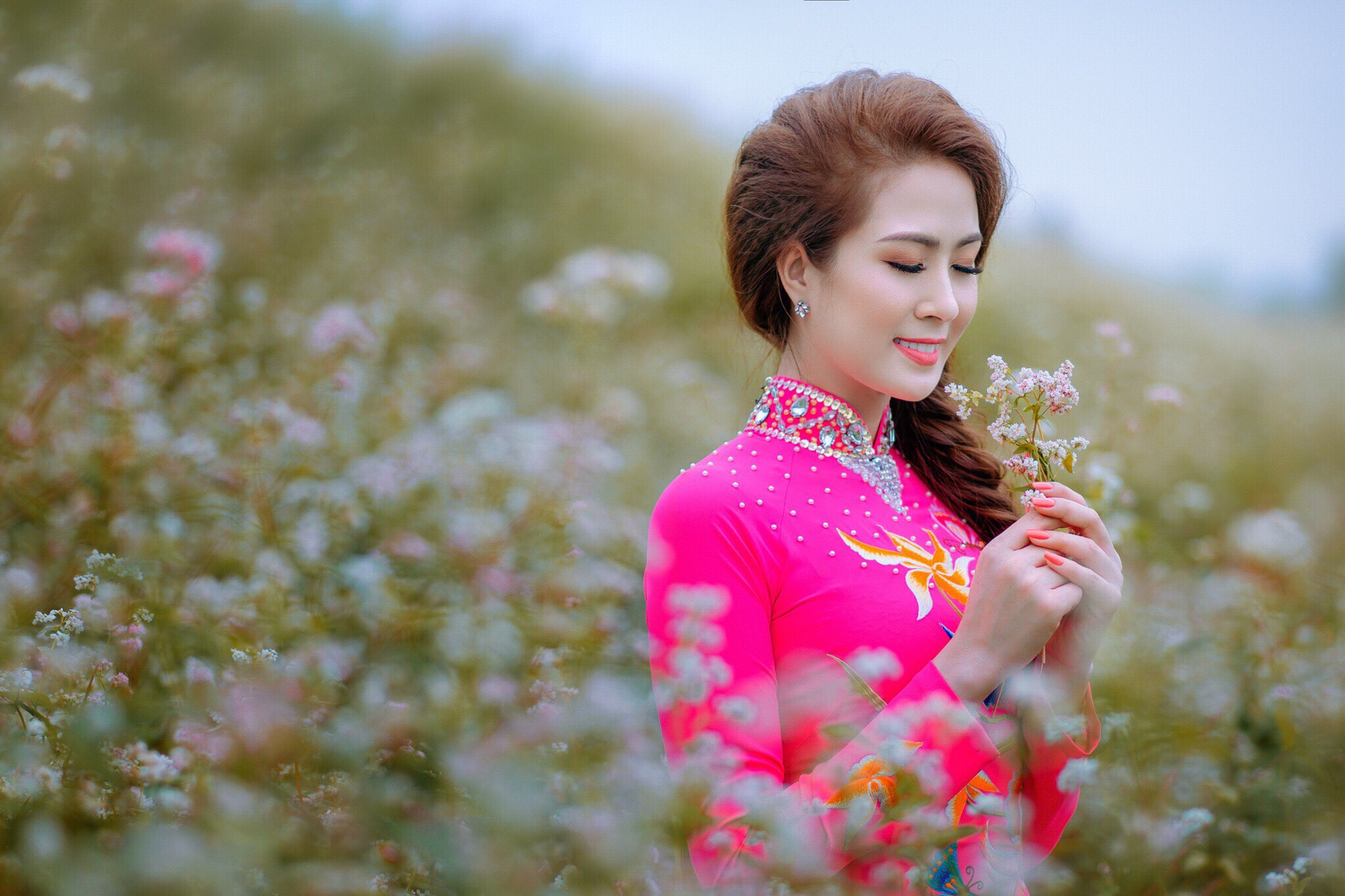 Hoa khôi Trần Bảo Ngọc chia sẻ biến cố gia đình